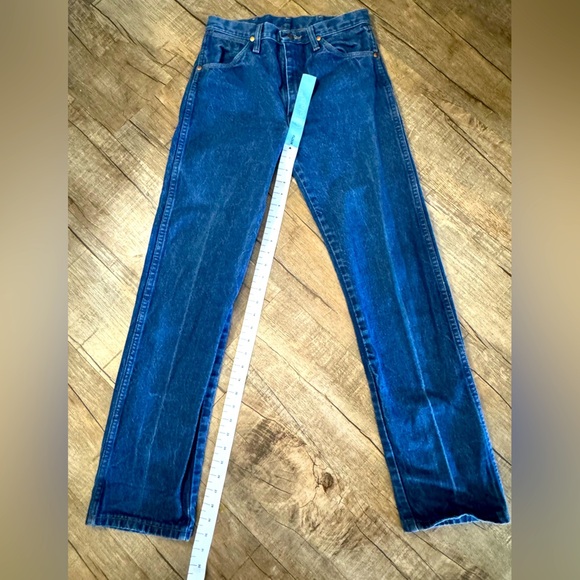 Wrangler Men's Cowboy Cut Blue Denim Original Fit Jean 29 x 32 - Picture 5 of 8